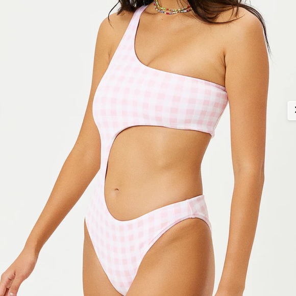 Frankie's Bikinis Other - NWT FRANKIES BIKINIS Cash poly one piece pink picnic